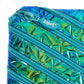 ZIPIT - Metallic Pencil Case for Girls, Holds Up to 30 Pens, Pouch Made of One Long Zipper! (Blue - Green) - Marah Kids