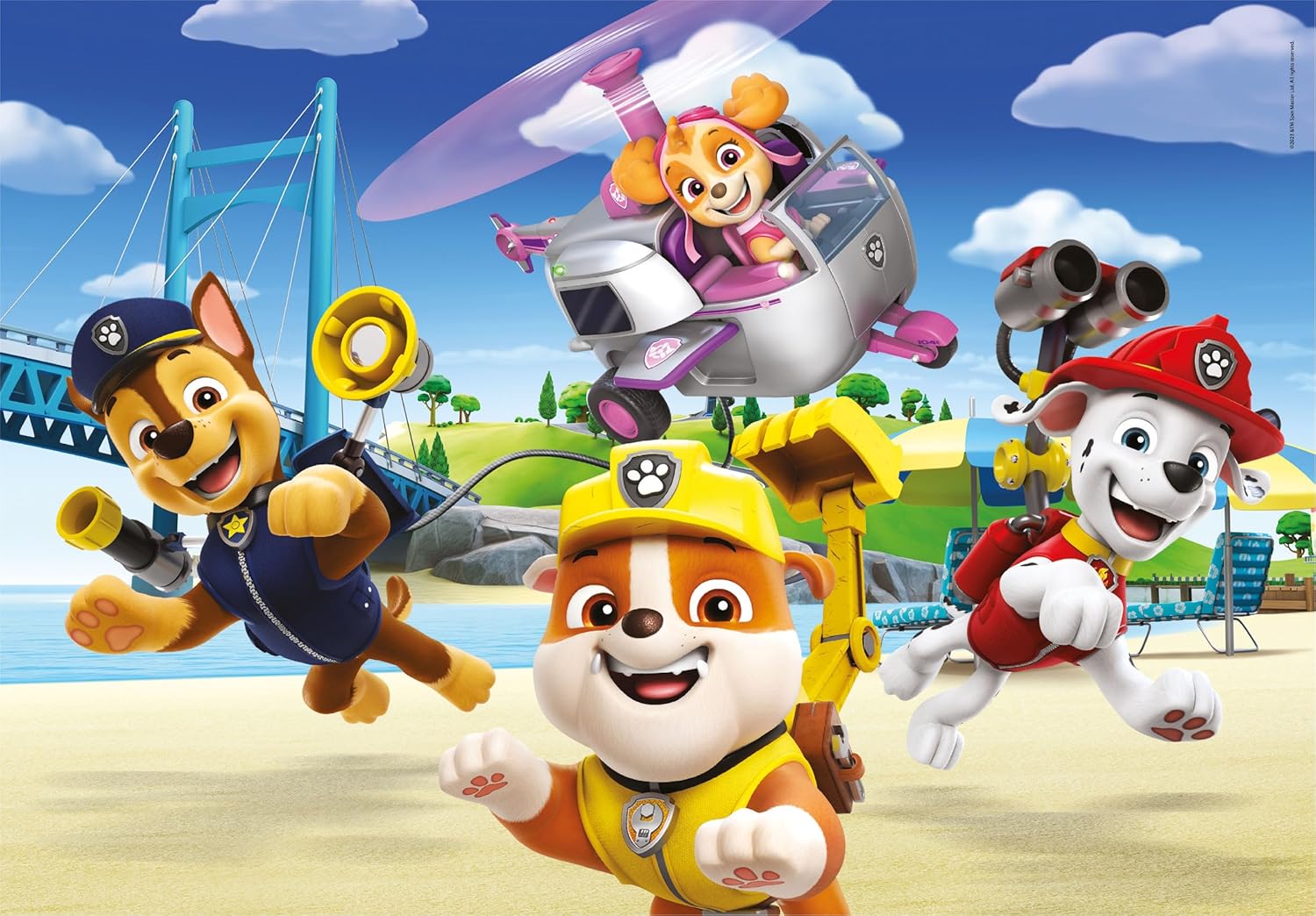 CLEMENTONI Puzzle Paw Patrol Action 2X60pcs - Marah Kids