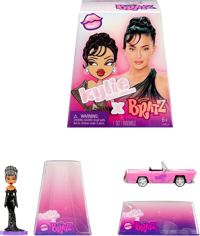 Bratz - Mini Bratz x Kylie Jenner - 2 Mini Collectables Pack of 1 - Multicolour | Discover all 14 Series 1 Mini Bratz x Kylie Jenner collectibles! Product packaging may vary Ages 6 + - Marah Kids