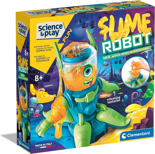 CLEMENTONI Science and Play Slime Robot, Battery Operated
