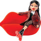 Bratz - Funky Fashion Furniture Lip Couch - Red | ICONIC SHAPE | Passion for Fashion in style with this statement furniture | fuzzy flocked finish | hangout spot or use with most fashion dolls up to 12” tall | Ages 6 + - Marah Kids