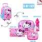SANRIO HELLO KITTY WELCOM SPRING 5IN1 BACKPACK BOX SET 16" - Marah Kids