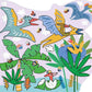 Avenir Magic Water Painting – Dinosaur | 6 Reusable Coloring Surfaces, 2 Sheets of Repositionable Stickers, and Refillable Water Pen, Easy to Carry | Kids 3+ - Marah Kids