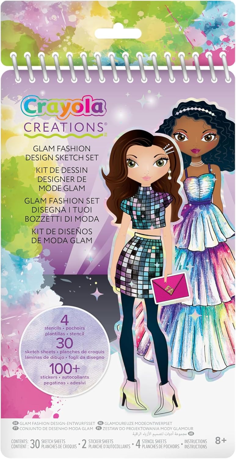 Crayola Creations Glam Fashion Activity Set - Marah Kids