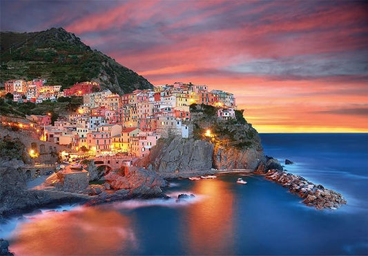 CLEMENTONI PUZZLE HQC MANAROLA+POSTER 1000PCS - Marah Kids
