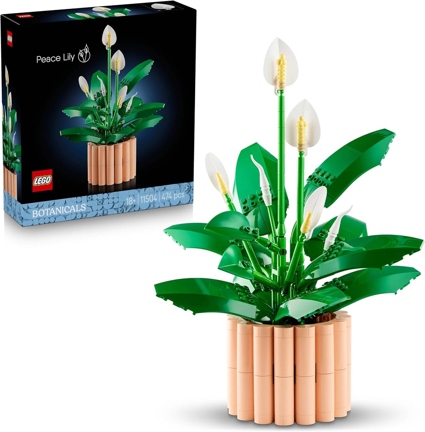 LEGO: Botanicals Peace Lily Flower Decor (11504) - Marah Kids