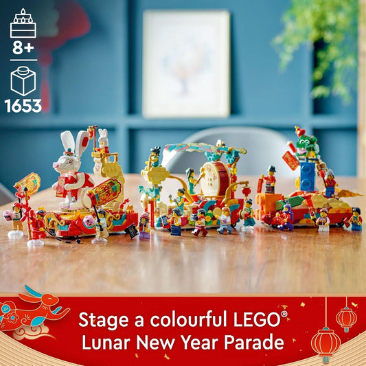 LEGO Chinese Festivals Lunar New Year Parade building set 80111 (1653 Pieces)