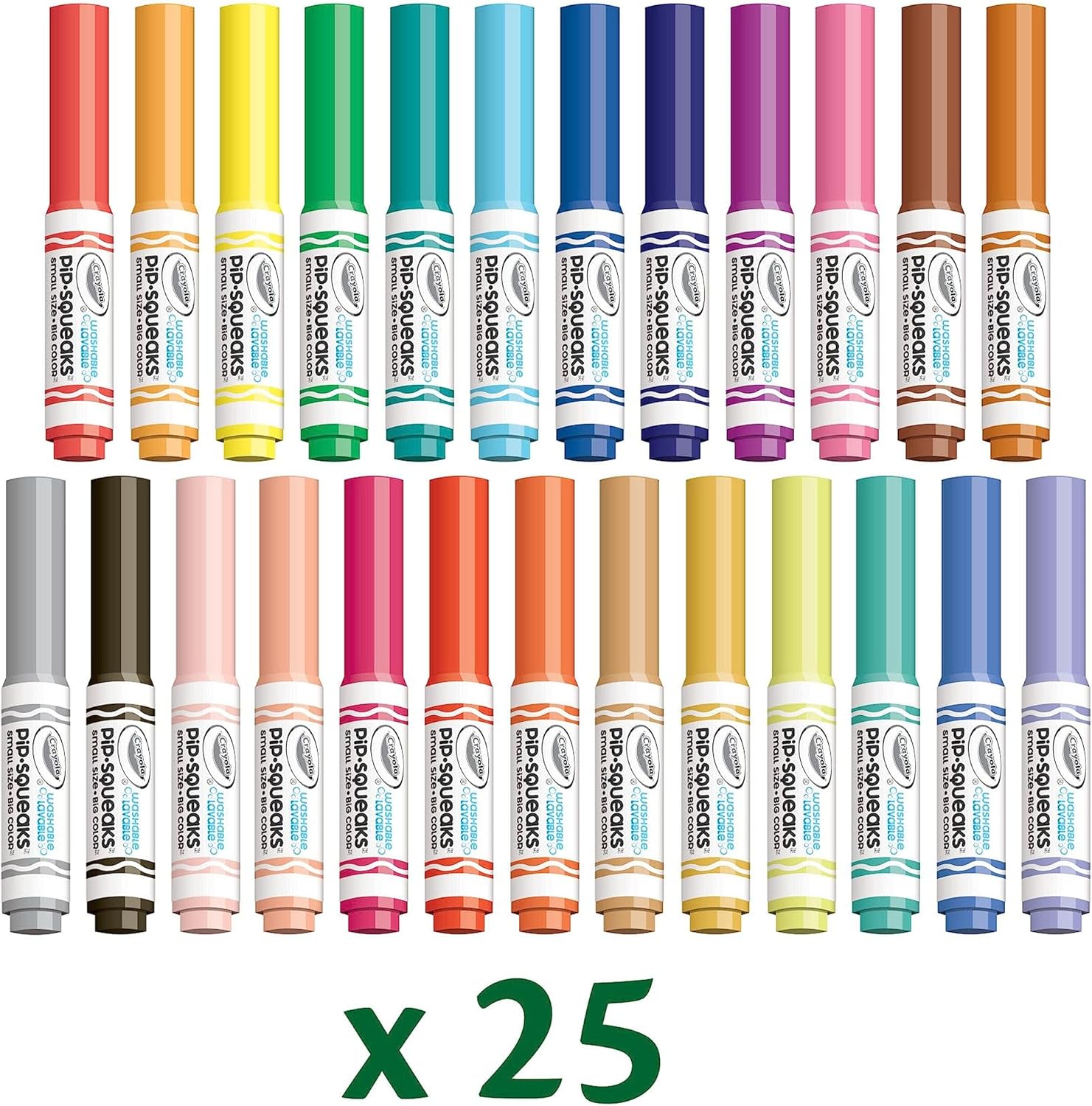 Crayola Washable Pip - Squeaks® & Paper, 65 Piece Set - Marah Kids