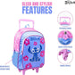 DISNEY STITCH FUR ENOUGH 5IN1 TROLLEY BOX SET 16" - Marah Kids