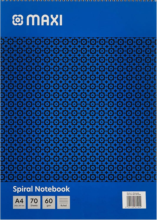 MAXI TOP SPIRAL PAD A4 70 SHEETS