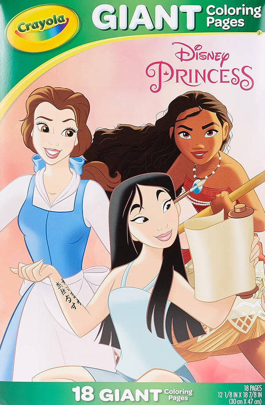Crayola - 18 Gaint Coloring Pages Princess - Marah Kids
