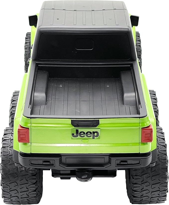 D - power - 1:10 Jeep Gladiator 6 - Wheel RC Truck – 2.4GHz Remote Control, USB Rechargeable Battery, Off - Road Adventure Toy for Kids Ages 6+ - Marah Kids
