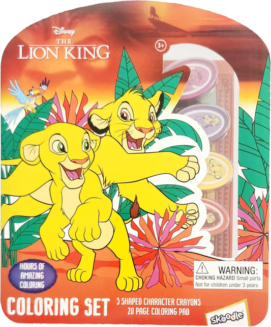 DISNEY LION KING COLORING SET