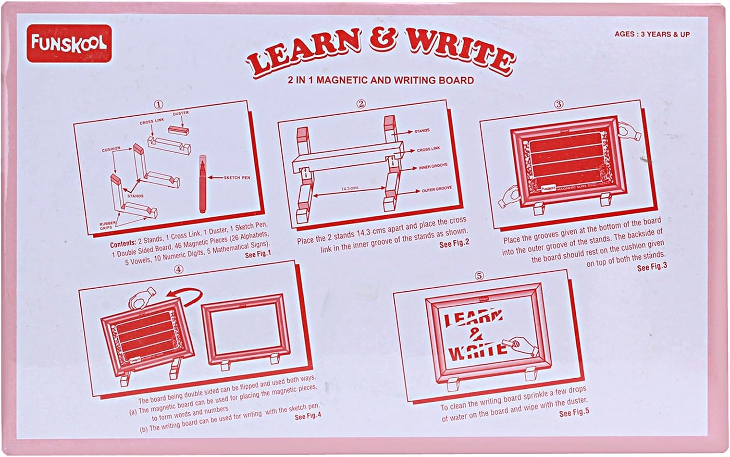 Funskool - LEARN & WRITE BOARD - Marah Kids
