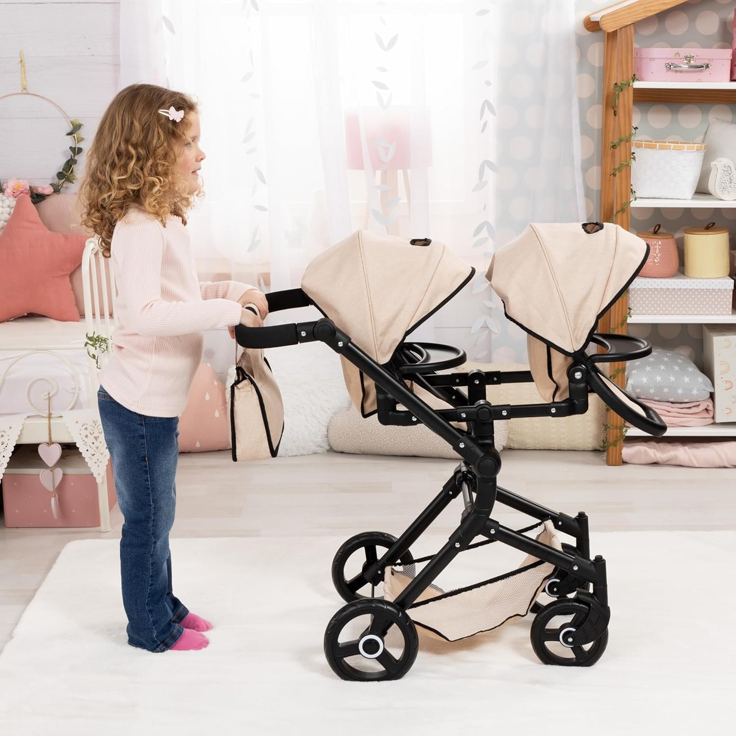 BAYER Dolls Pram Twin Neo - Marah Kids
