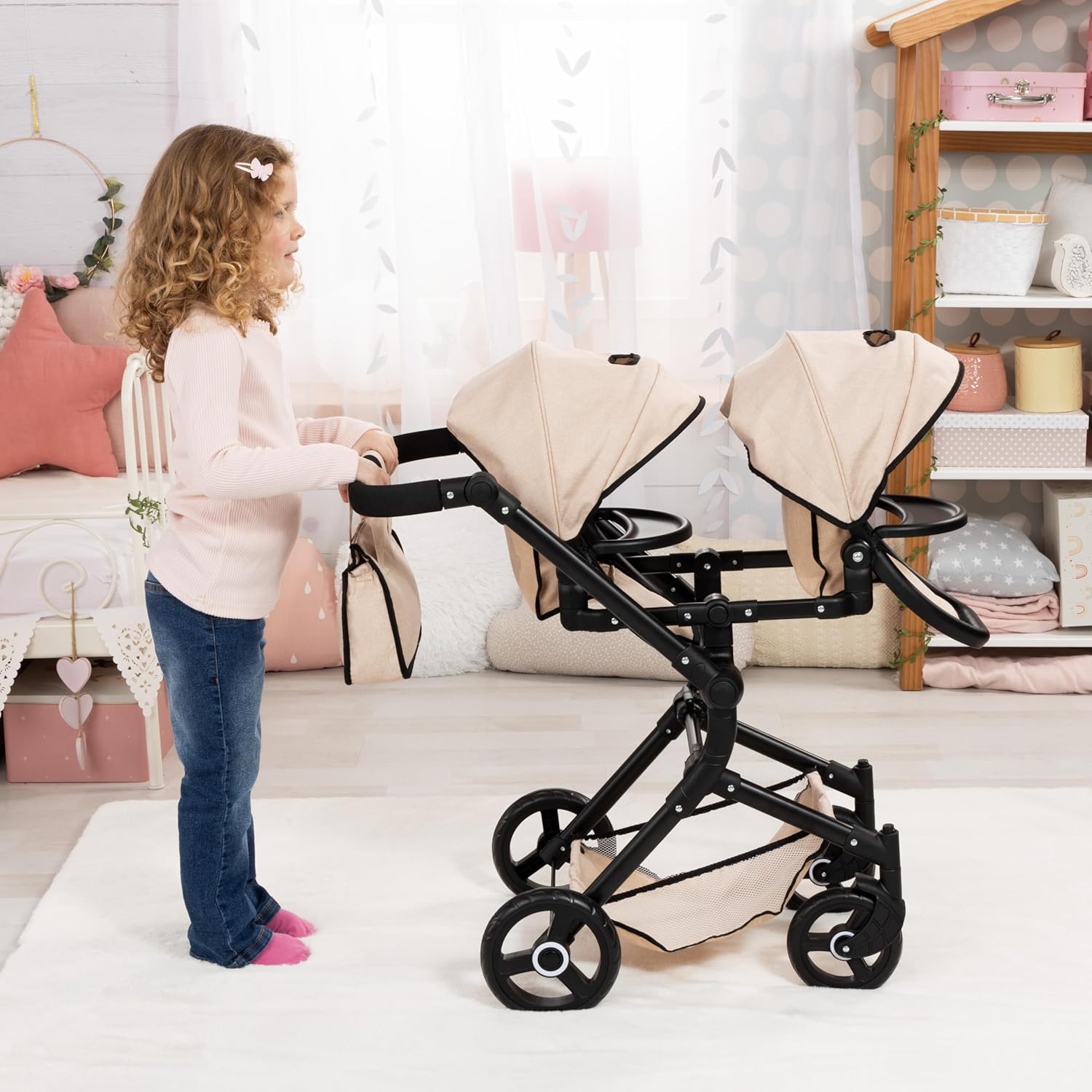 BAYER Dolls Pram Twin Neo - Marah Kids