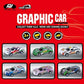 Power Joy V. Vroom Pullback Graphic Car 8 pieces - Marah Kids