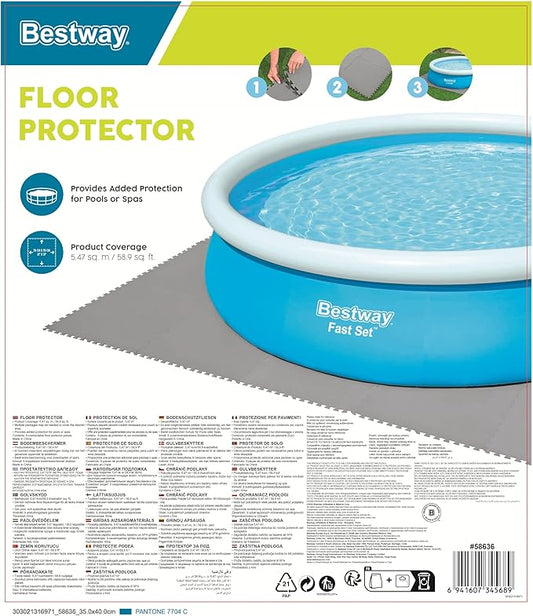 BWAGP POOL PROTECTOR EVAFOAM 78X78CM 9PC - Marah Kids