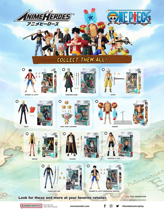 Anime Heroes One Piece Roronoa Zoro 7"