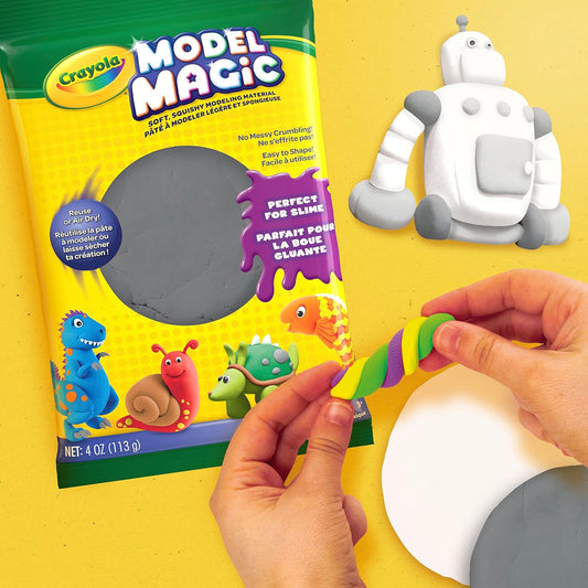 Crayola Model Magic, 4 - oz. Pouch - Gray - Marah Kids