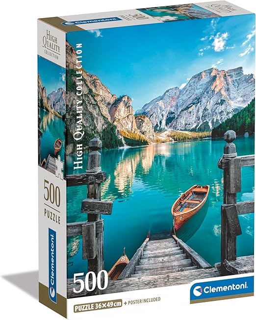 CLEMENTONI PUZZLE HQC BRAISE LAKE POSTER 500 - Marah Kids