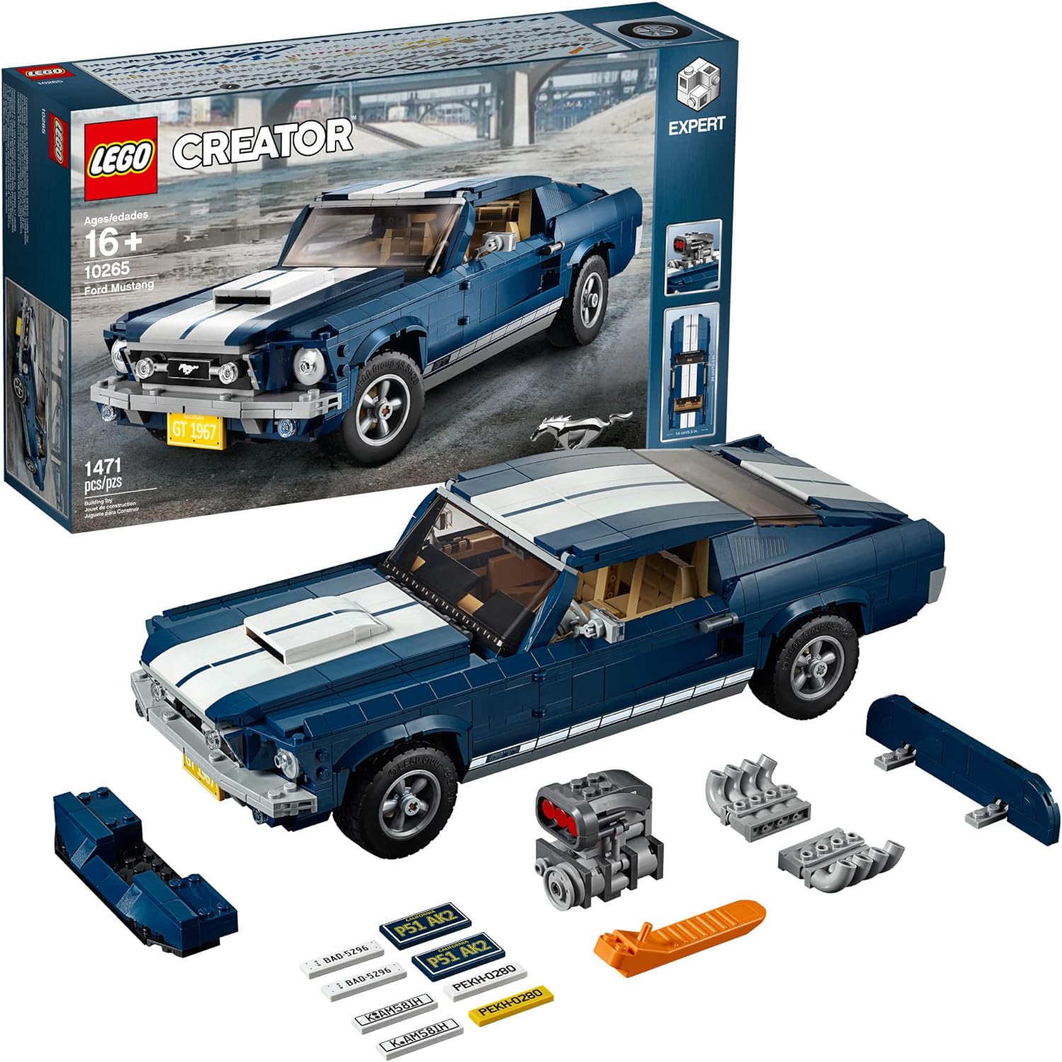 LEGO Creator Expert Ford Mustang 10265 Building Set - Marah Kids