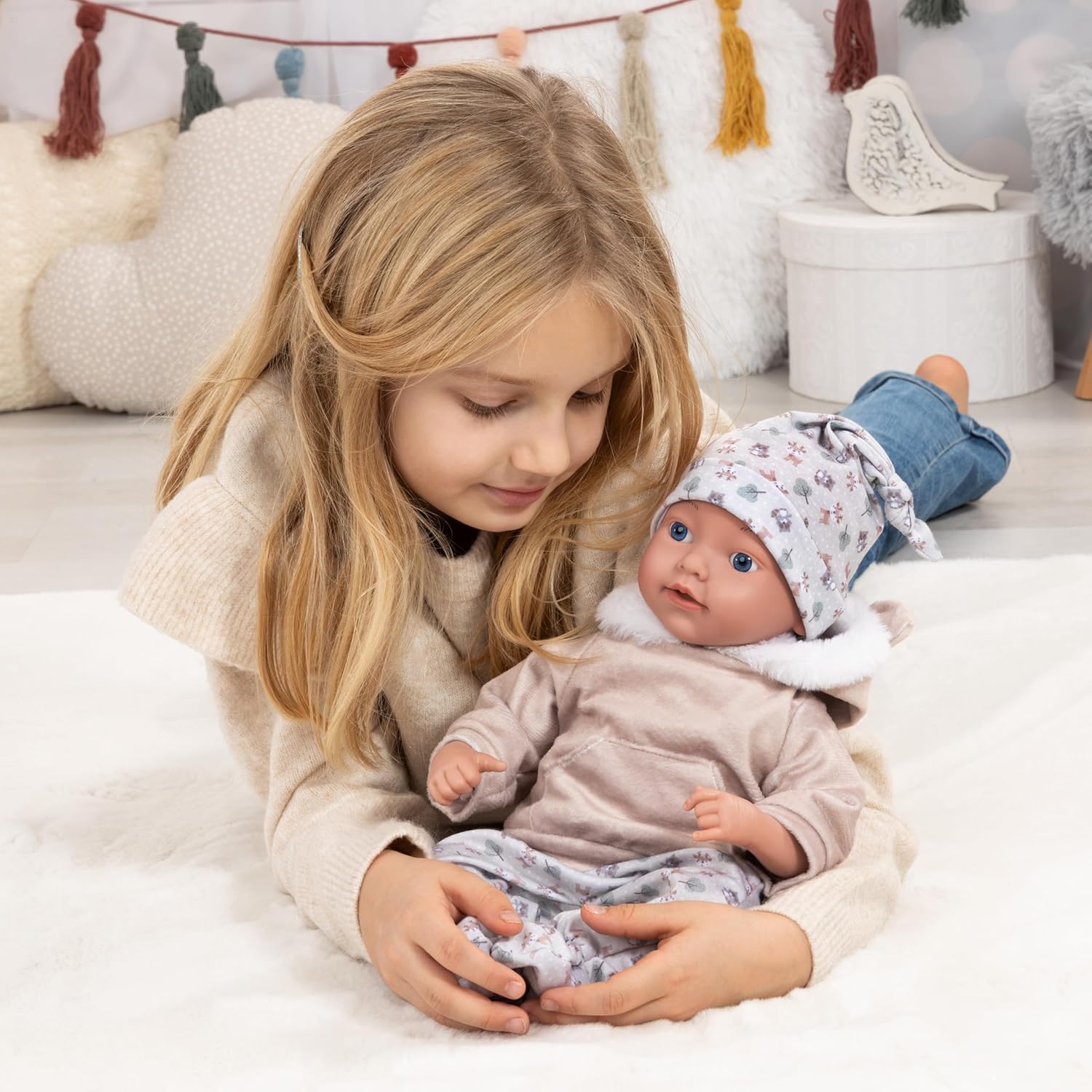 Bayer 38Cm Reborn Baby Doll - Marah Kids