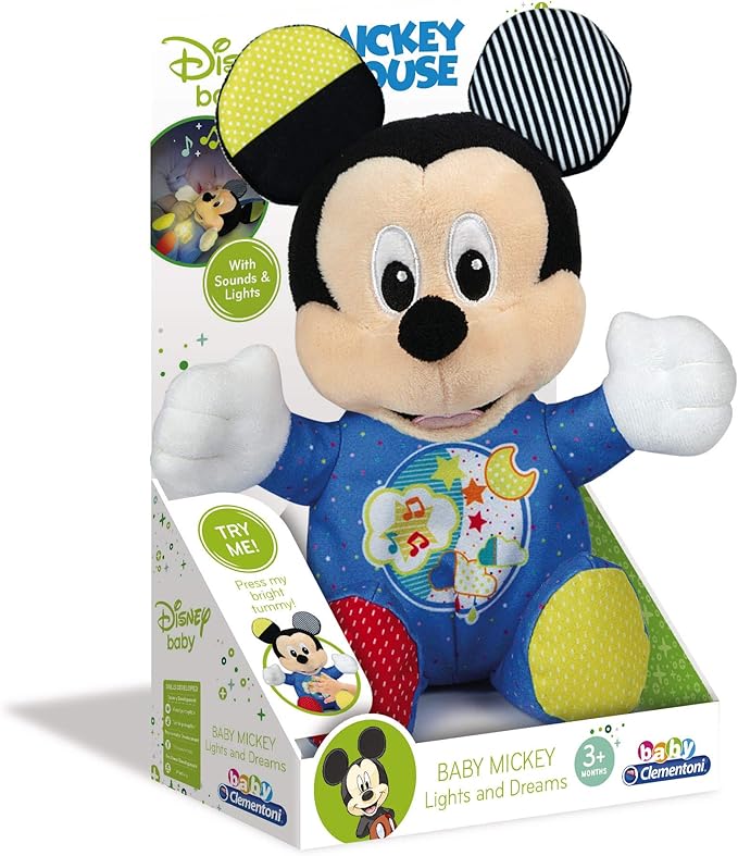 CLEMENTONI DISNEY BABY MICKEY INTERACTVIE PLUSH - Marah Kids