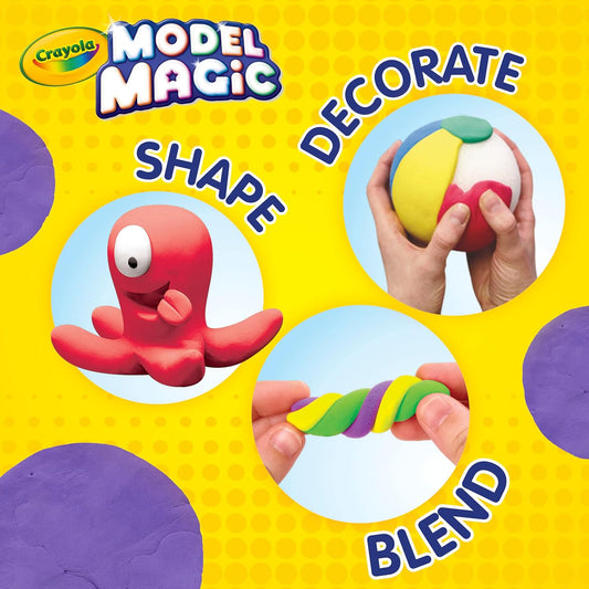 Crayola Model Magic, 4 - oz. Pouch - Purple - Marah Kids