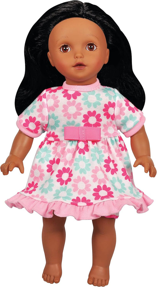 Lotus - 11.5" inch, Soft - bodied Baby Doll – Afro - American - Marah Kids