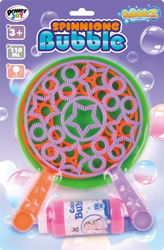Power Joy Bubble Spinning Bubblez 110ml - Marah Kids
