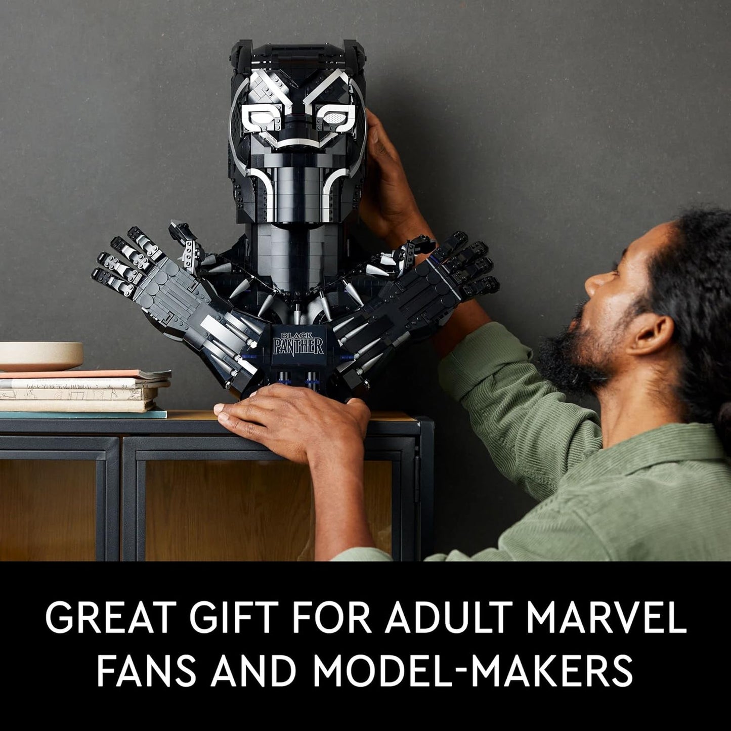 LEGO Marvel Black Panther, King T’Challa Model Building Kit, 76215