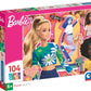 CLEMENTONI Puzzle Barbie Sporty 104pcs - Marah Kids
