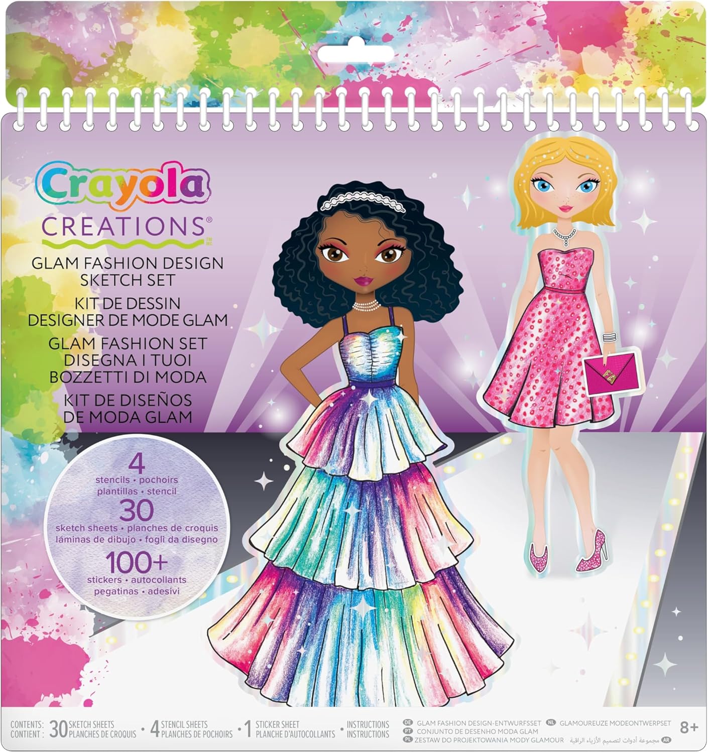 Crayola Creations Glam Fashion Design Set - Marah Kids