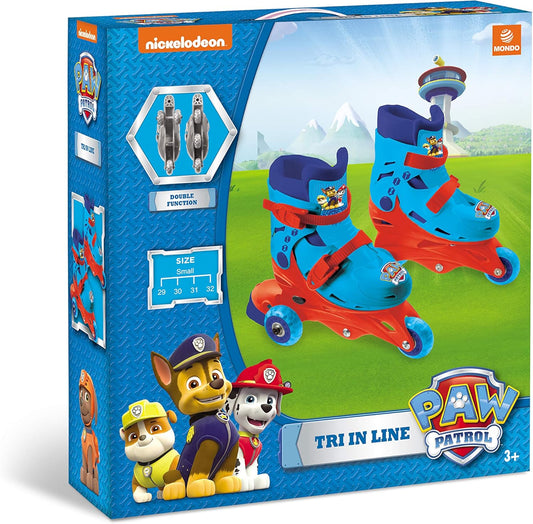 Mondo Roller Paw Patrol Tri Inline Skate Adjustable 29 - 32 - Marah Kids