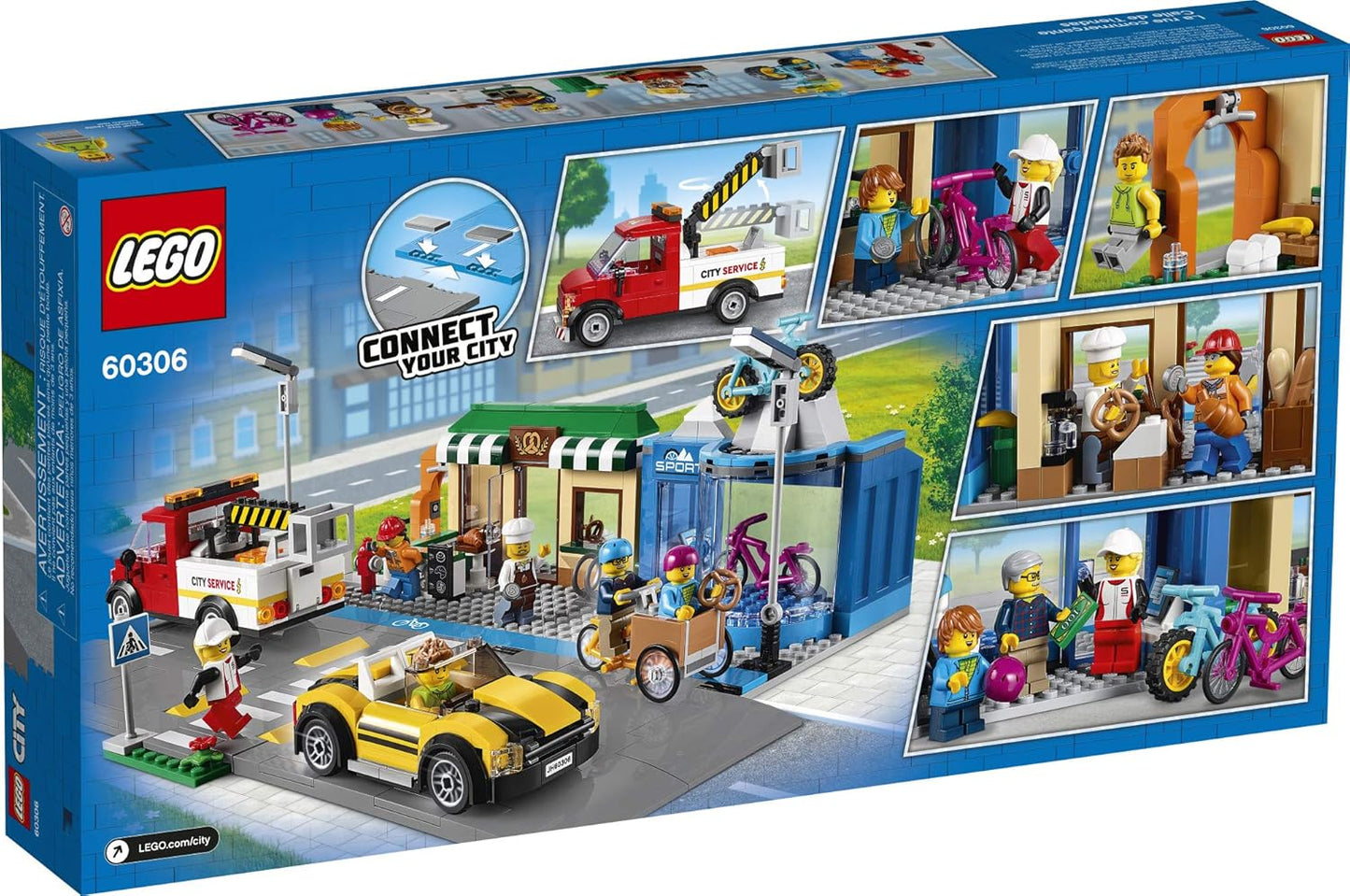 Lego City Shopping Street 60306 - Marah Kids