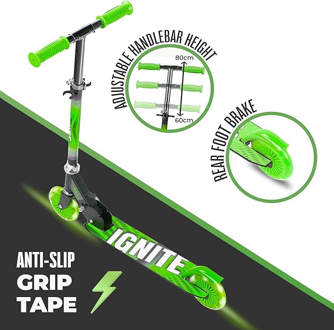Ignite Flow Scooter 2 - Wheeled Combo Pack Green - Marah Kids
