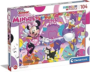 CLEMENTONI PUZZLE MINNIE PARTY TIME 104PCS - Marah Kids