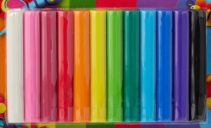FABER - CASTELL MODELLING CLAY 200GM (12X16.5GM) - Marah Kids