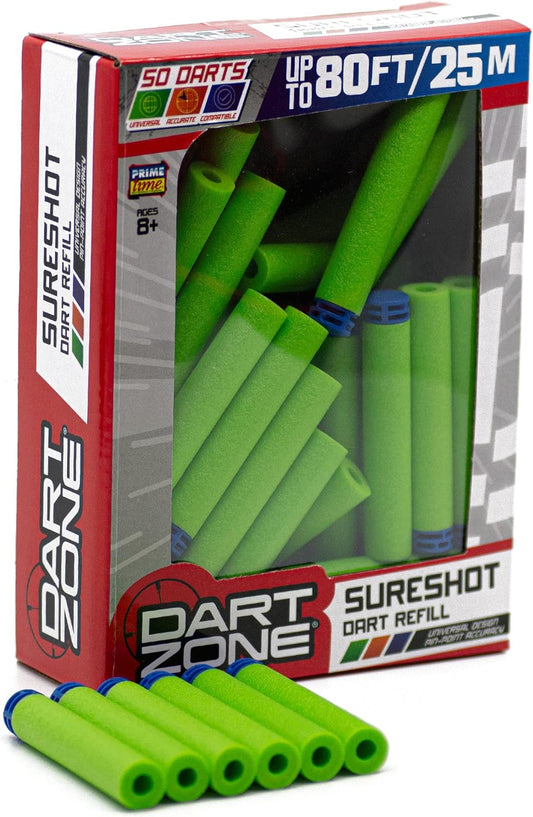DART ZONE Sureshot Darts Refill 50 Pieces