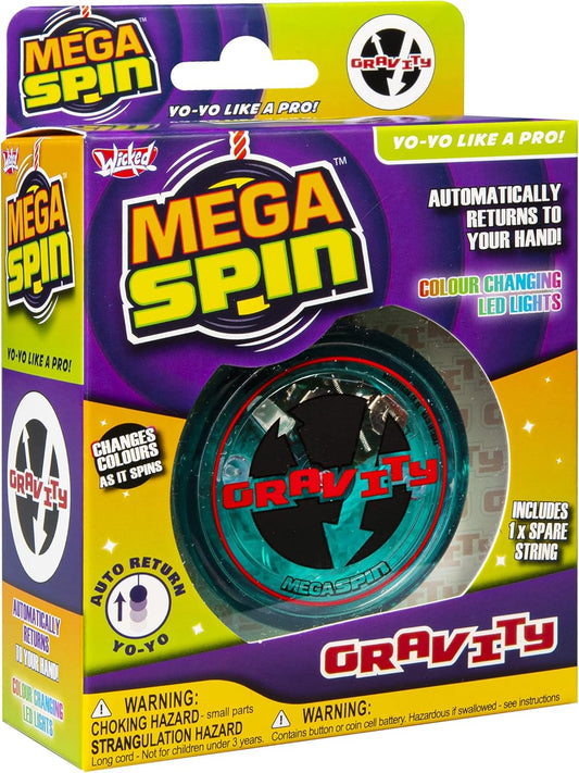 Wicked Mega Gravity Spin, Orange or Turquoise