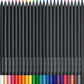 FABER - CASTELL TRIANGULAR BLACK EDITION COLOUR PENCILS 24 COLOUR - Marah Kids