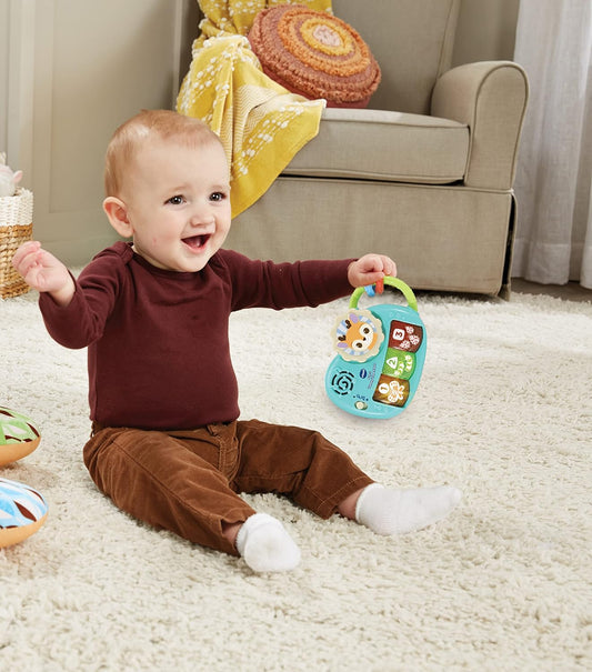 VTech Baby 4 - in - 1 Tummy Time Fawn, Sensory Animal Baby Pillow with Lights, Sounds & Music, Interactive Gift for infants 3, 6, 9, 12 months +, English version - Marah Kids
