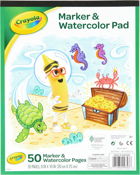 Crayola Marker/Watercolor Pad - Marah Kids