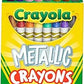 Crayola - 24 ct. Metallic Crayons - Marah Kids