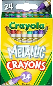 Crayola - 24 ct. Metallic Crayons - Marah Kids