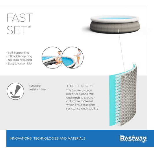 BWAGP BESTWAY FAST POOL SET 396X84CM - Marah Kids