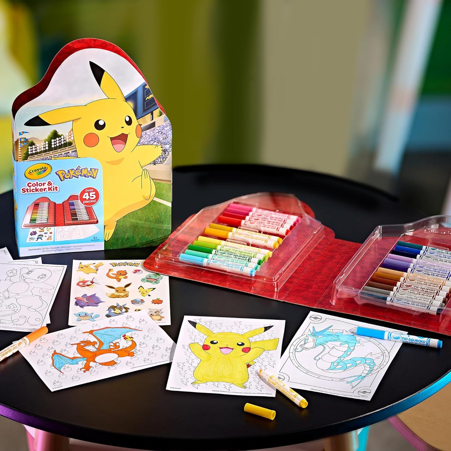 Crayola Pokémon Colouring Case – 45 Pieces - Marah Kids