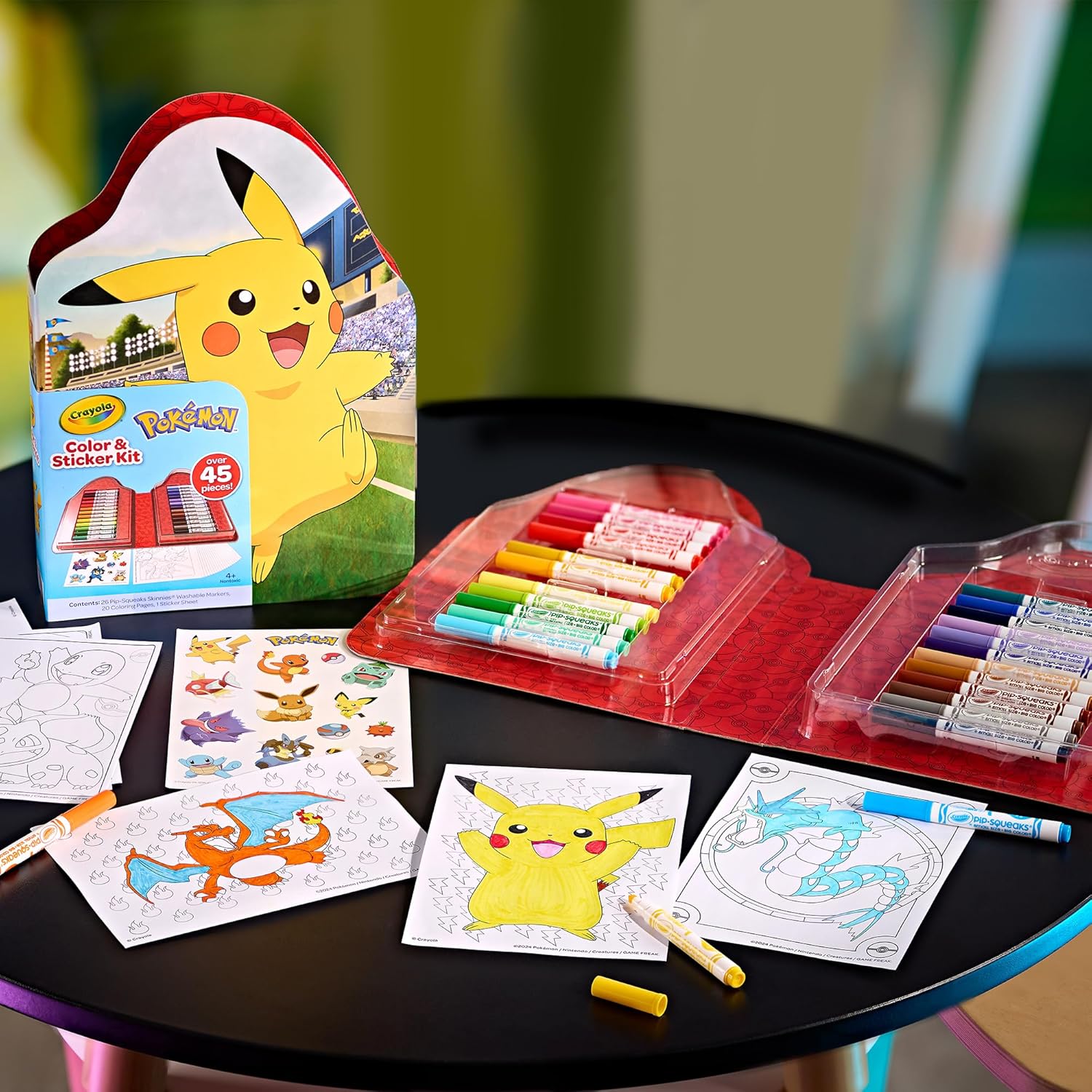 Crayola Pokémon Colouring Case – 45 Pieces - Marah Kids