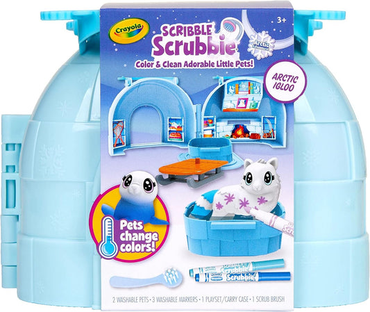 Crayola Scribble Scrubbie Pets Arctic Igloo Playset - Marah Kids